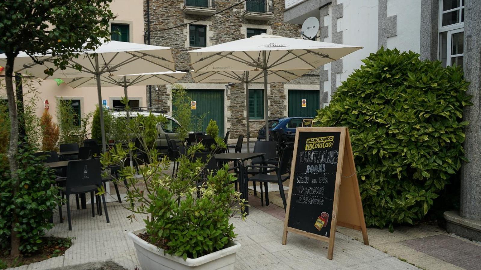 Pension Castro Parrillada Samos Exterior photo